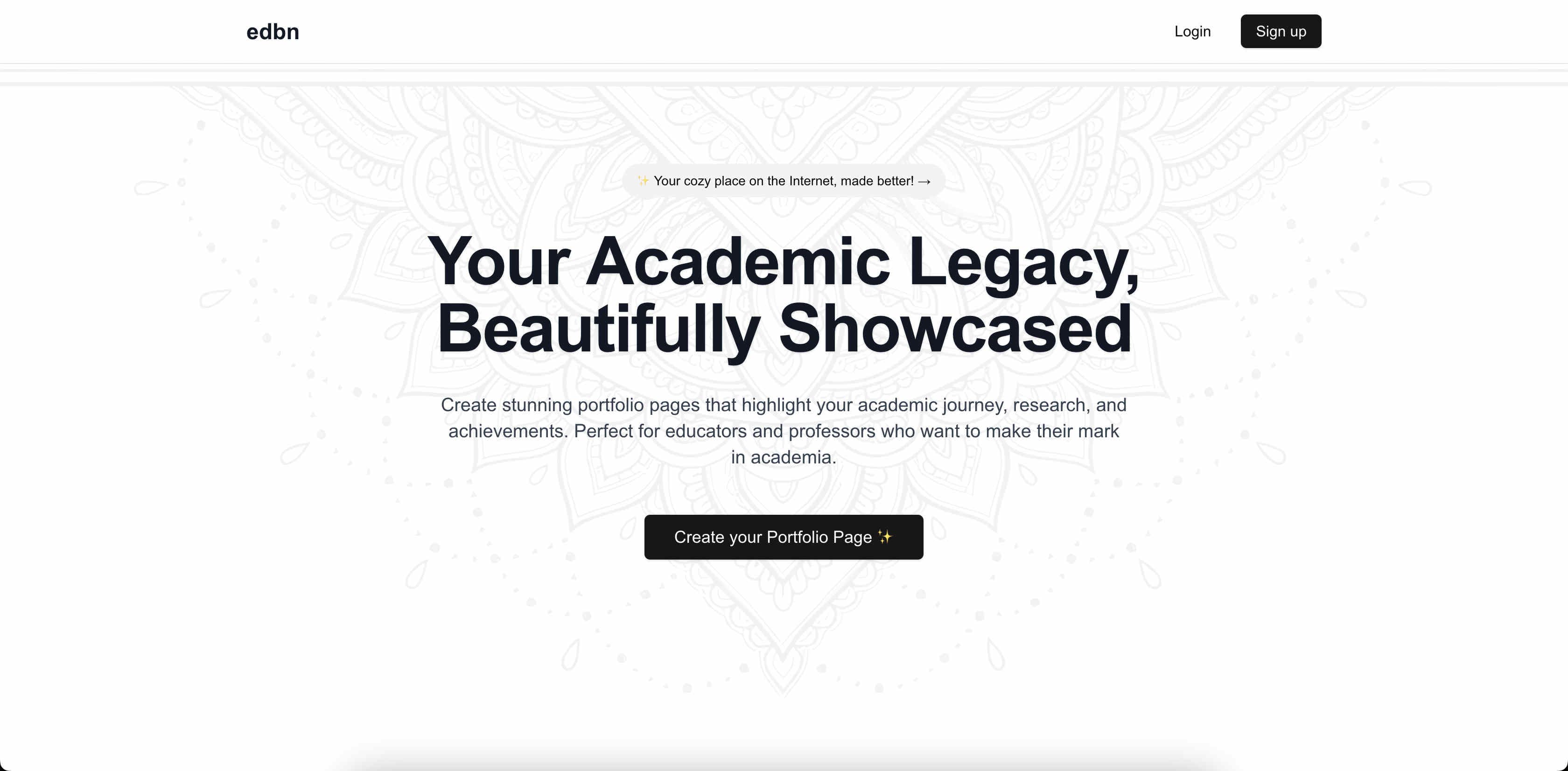 Screenshot 1 of personal.edbn.me